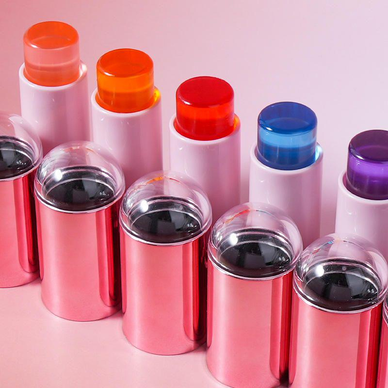 6 kleuren Lage MOQ Jelly Blush Lip & Cheek Tint Koelwater Melk Blush Jelly Tint Lip Cheek Blush Stick Jelly