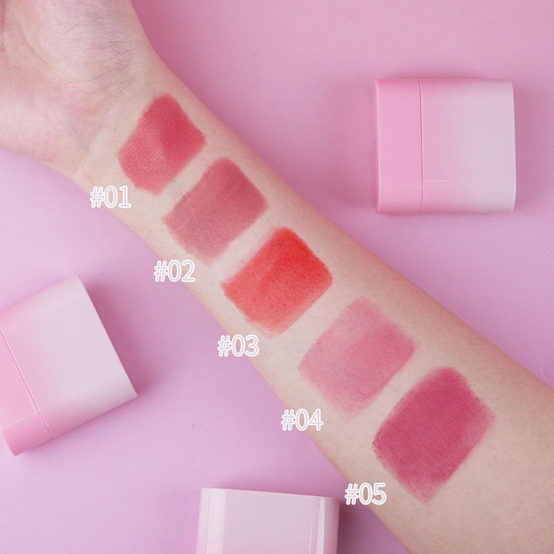Fabrieksgroothandel logo Blusher Langdurige waterdichte veganistische gezichtscrème Blush Stick