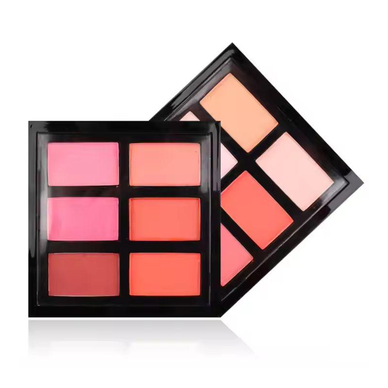 Geen logo Cosmetisch Mineraalroze Biologisch Blush Palette