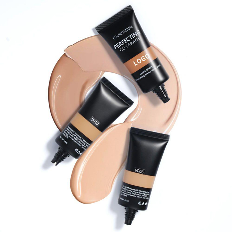 Getinte Moisturizer Basis Vloeibare Foundation Make-up Crème Hydraterende Full Cover Oil Foundation