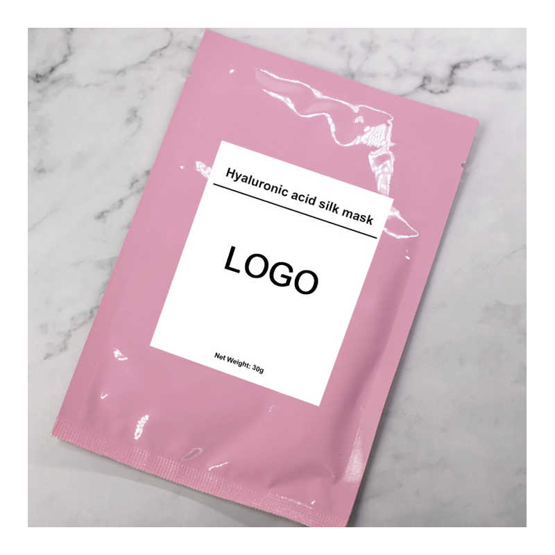 35g gezichtsblad organisch hydraterend hyaluronzuur zijden gezichtsmasker