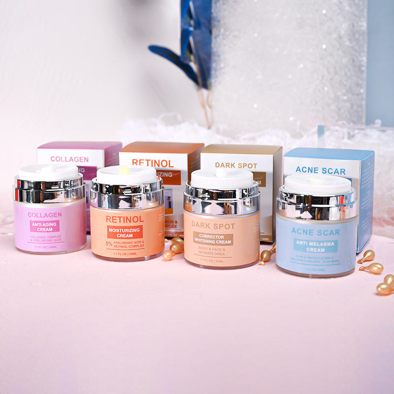 Nieuwe trend huid anti-aging gezichtslotion donkere vlek verwijderende vochtinbrengende crème organische whitening gezichtscrème