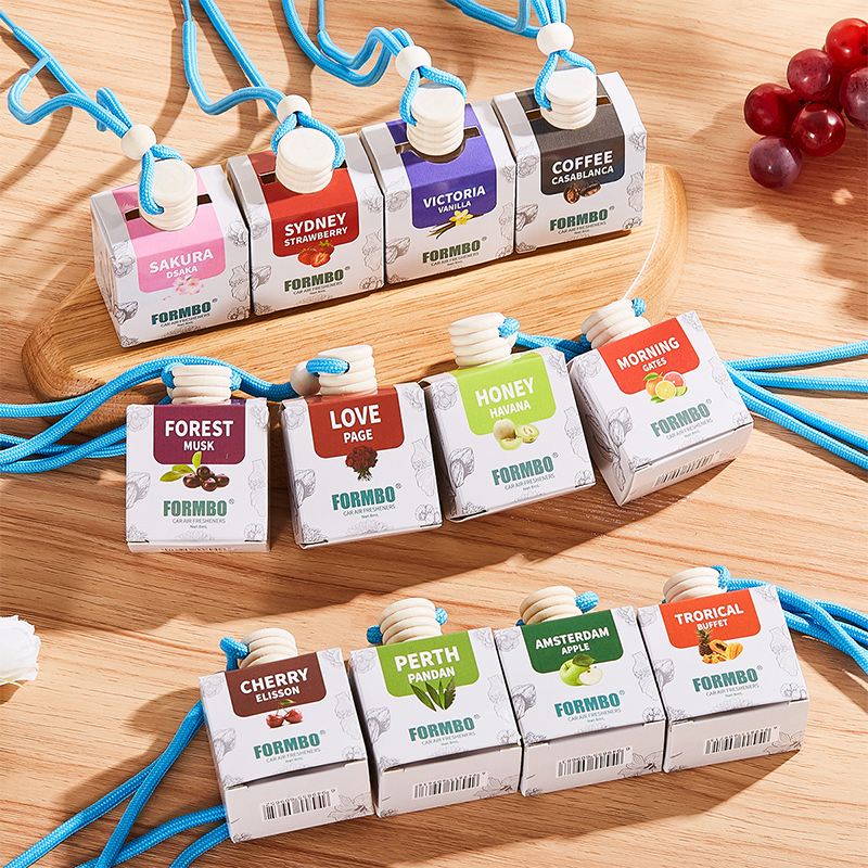 Blossom & Berry Autoparfum - Hangende luchtverfrisser met natuurlijke bloemige en fruitige essentie Luxe autogeuraccessoires 8 ml