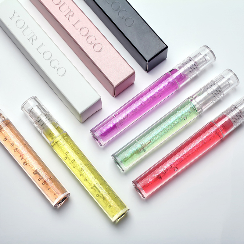 Jelly Leuke natte lipgloss Vloeibare lippenstift Hydraterende glanzende glitter Kristalheldere lipgloss
