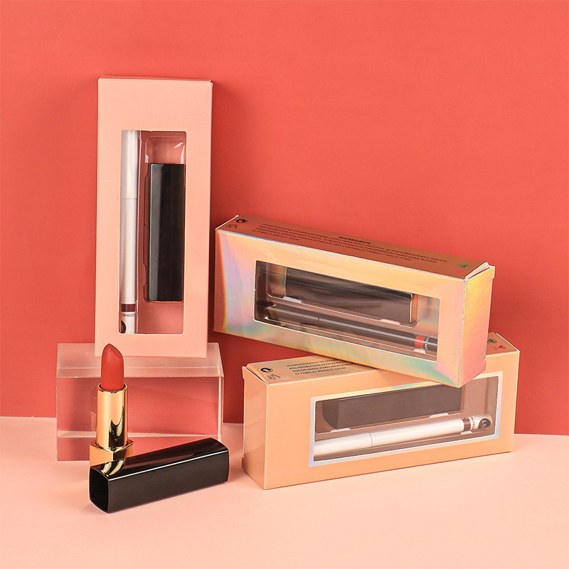 Geen logo Veganistische lippenstift Matte fluwelen lippenstiftverpakkingsset Langdurige lippenstift Lipliner Kit