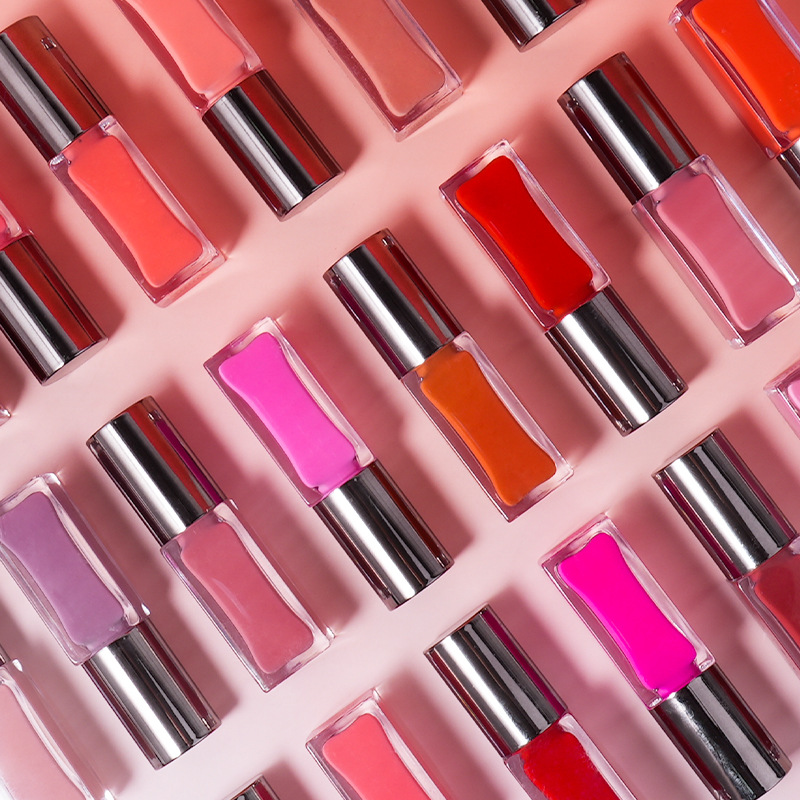Veganistische lipgloss Clear Feature Op olie gebaseerde minerale vloeibare lippenstiftmake-up