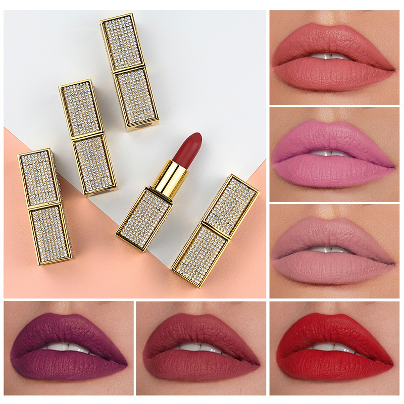 Oem Low Moq 13 kleuren Hydraterende Langdurige Aangepaste Logo Label Vegan Naakt Matte Lip Stick Lipstick